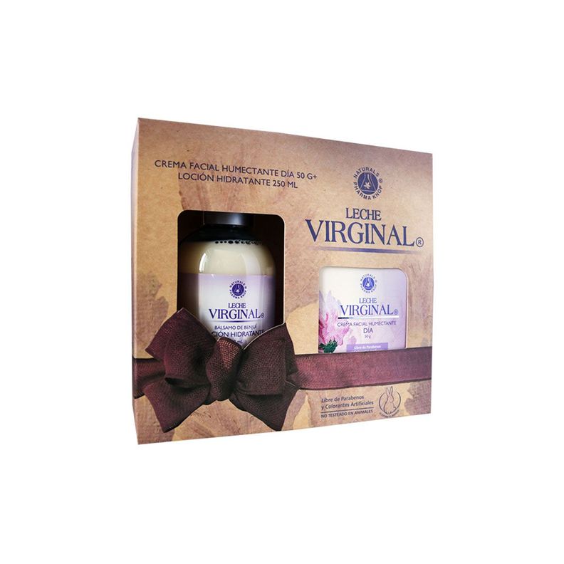 Pack Loción 250 Ml + Crema De Día 50 G Leche Virginal-0