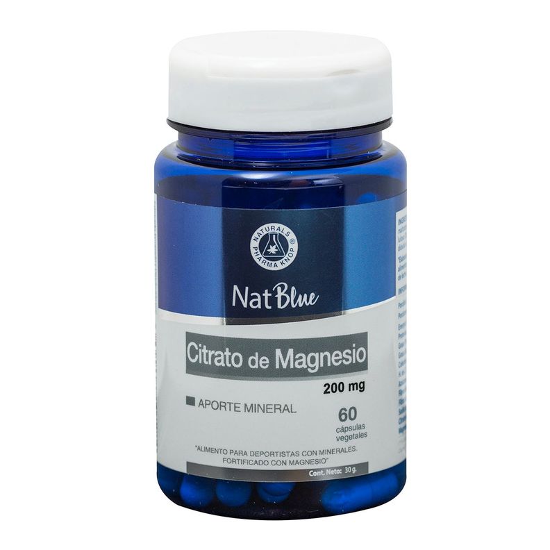 Citrato de magnesio 200 mg x 60  Natblue-0
