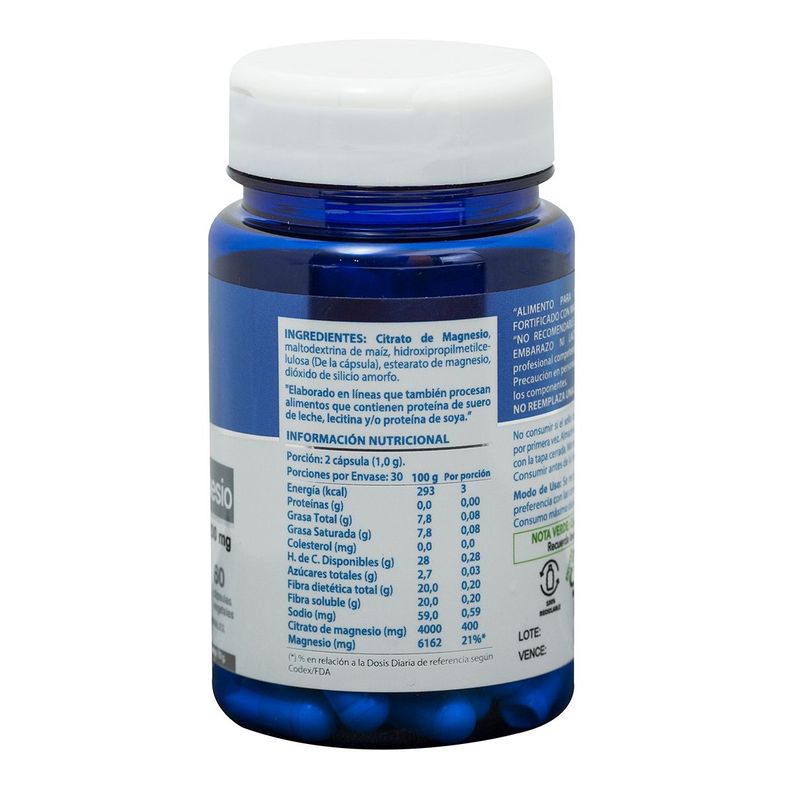 Citrato de magnesio 200 mg x 60  Natblue-1