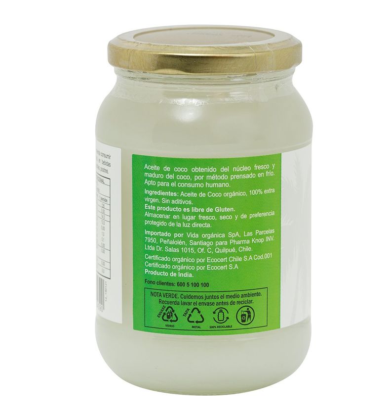 Aceite de Coco Orgánico 500 mL-2