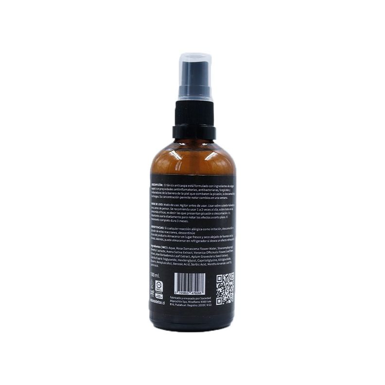 Loción Capilar Anticaspa 100 ml, Natural Detox-2