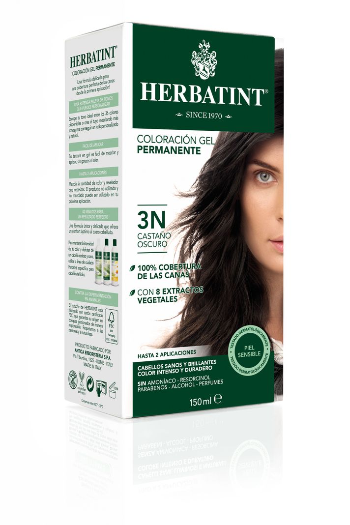 Tintura Permanente 3N Castano Osc Herbatint