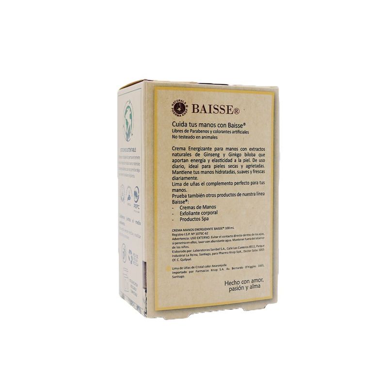 Pack Crema para Manos Energizante 100 mL + lima de uñas-1