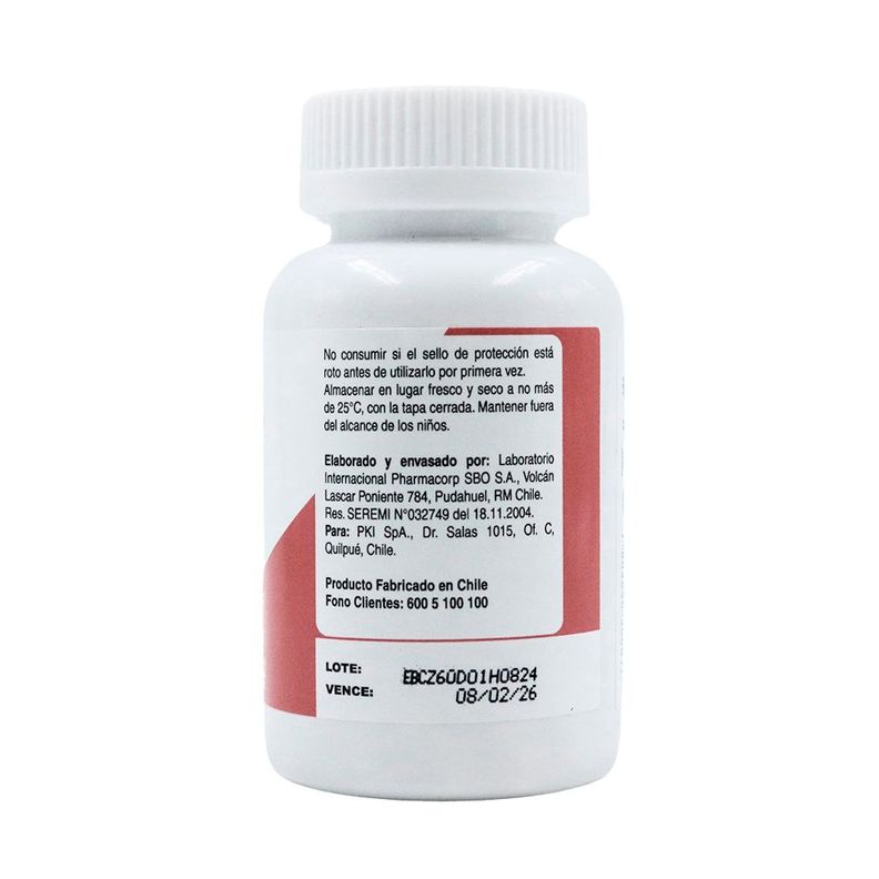 Vitamina C 1000 mg + Zinc 15 mg x60 cápsulas-1