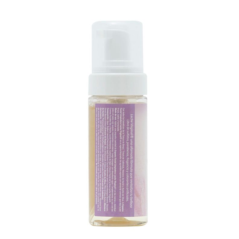 Espuma Facial Limpiadora 160 Ml Leche Virginal-3