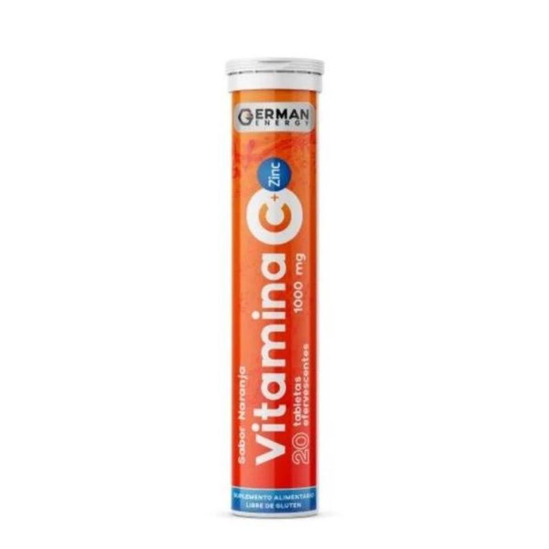 Vitamina C + Zinc 1000 Mg 20 tabletas efervescentes-0
