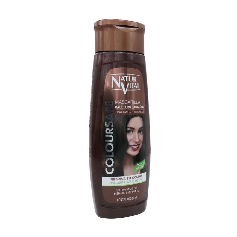 Mascarilla Henna Castano Natur Vital Transparente