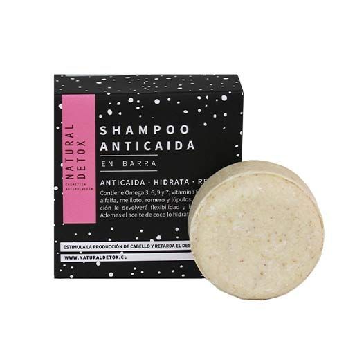 Shampoo Anticaida en barra 70 g Natural Detox Transparente