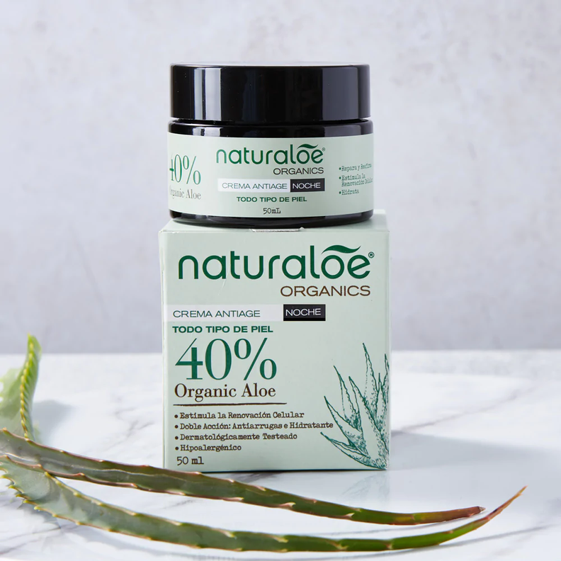 Crema facial antiedad noche 50 ml, Naturaloe-1