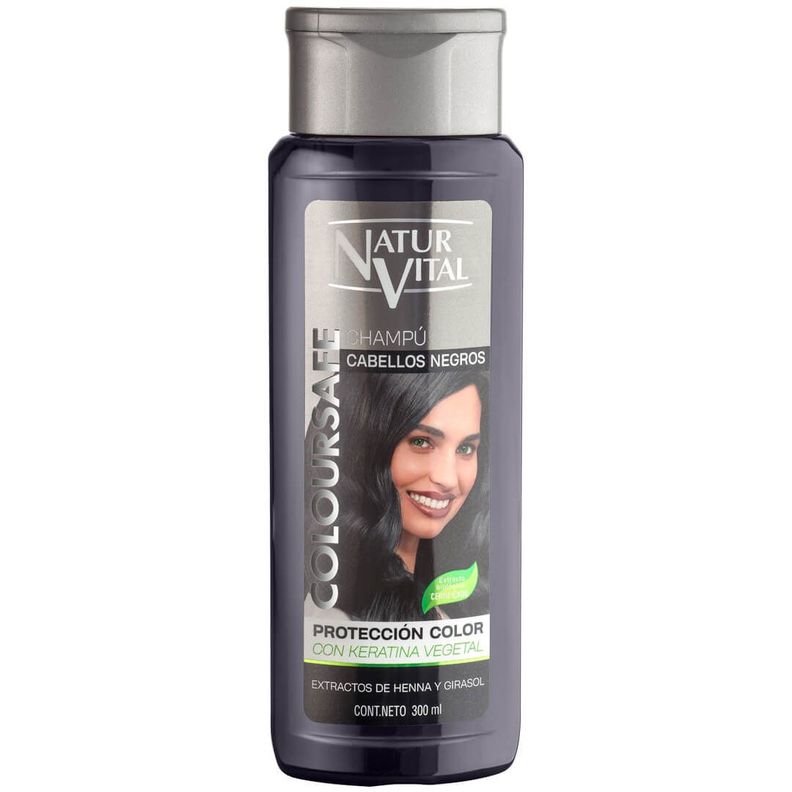 Shampoo Henna Cabellos Negros/Canos Coloursafe 300 Ml-1