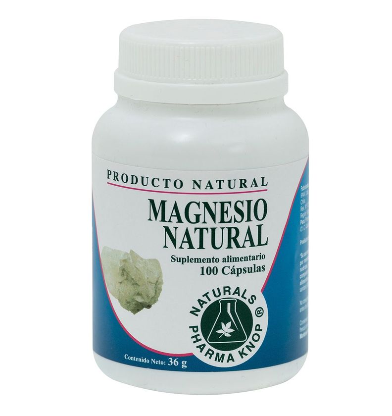 Magnesio Natural 260 mg x 100 Transparente