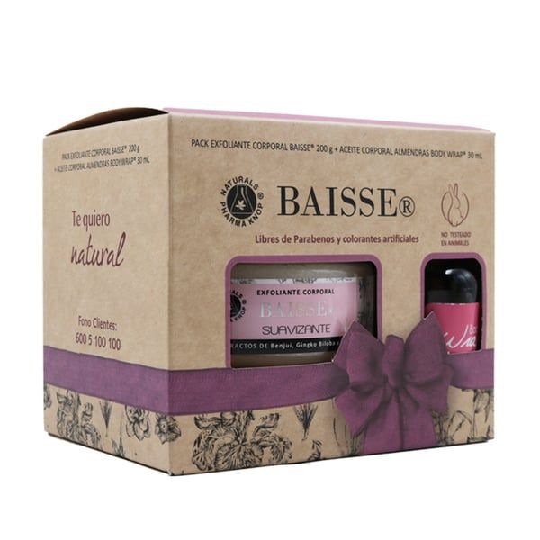 Pack Baisse Corp Exfoliante + Aceite Almendra Body Wrap-0
