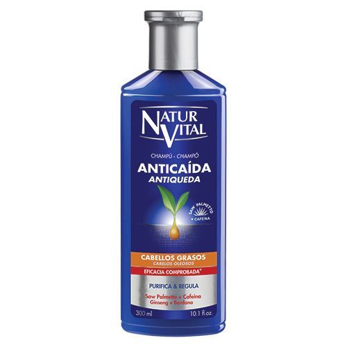 Shampoo Anticaida Cabellos Grasos 300 Ml Natur Vital-0