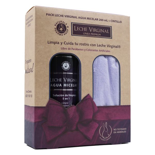 Pack Leche Virginal Agua Micelar 250 mL + Cintillo SkinCare-0