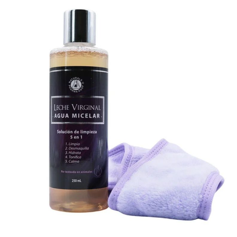 Pack Leche Virginal Agua Micelar 250 mL + Cintillo SkinCare-2