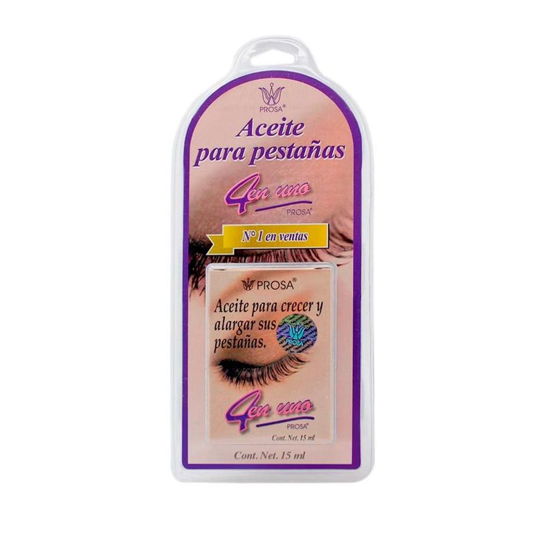Aceite Facial Fortalecedor Pestanas 15 Ml, Prosa Transparente