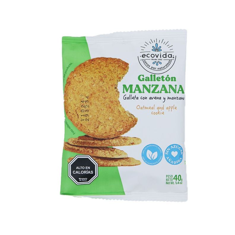 Galletón Manzana 40 Gr Ecovida-0
