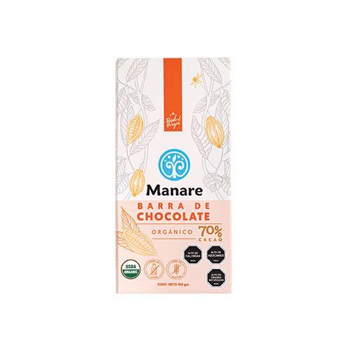 Chocolate 70% cacao org manare 100 gr-0