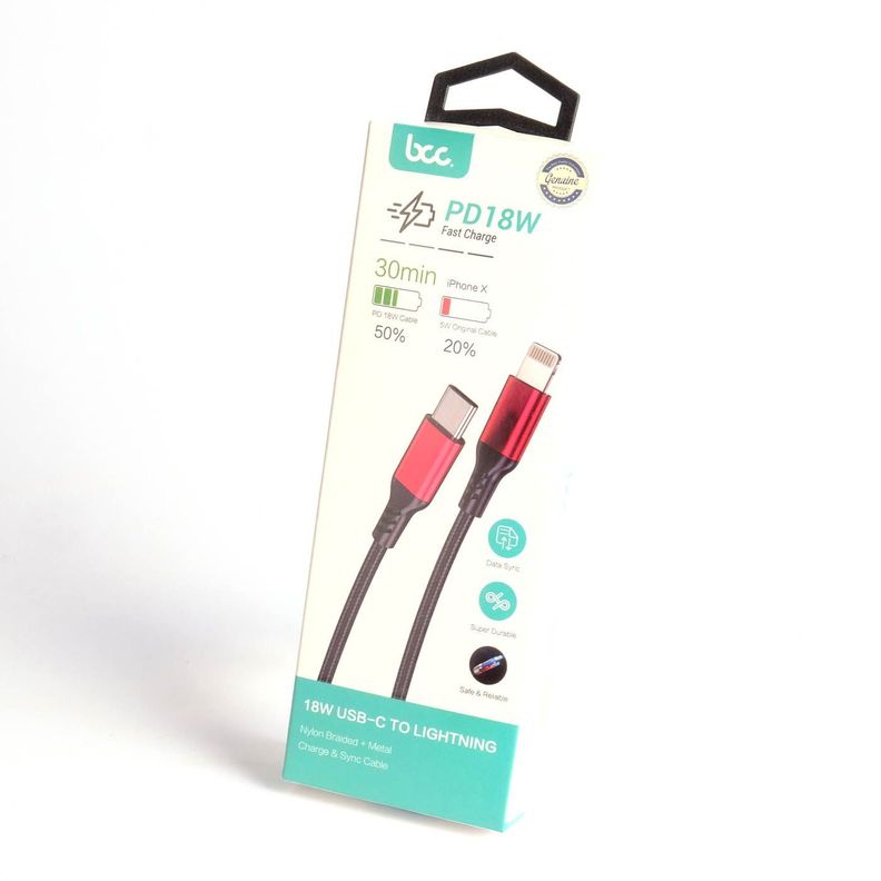 Cable C/Lightnig AC650 2m roj -0