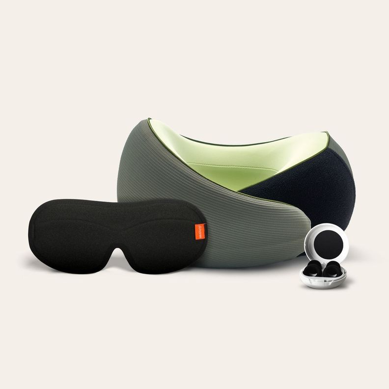 Pack Travel Pro | Antifaz + Tapon + Almohada Viaje | Hypnos