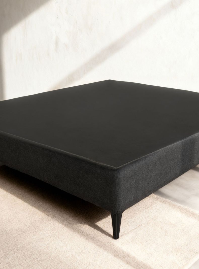 Base Cama 1,5 Plazas Hypnos Gris Oscuro