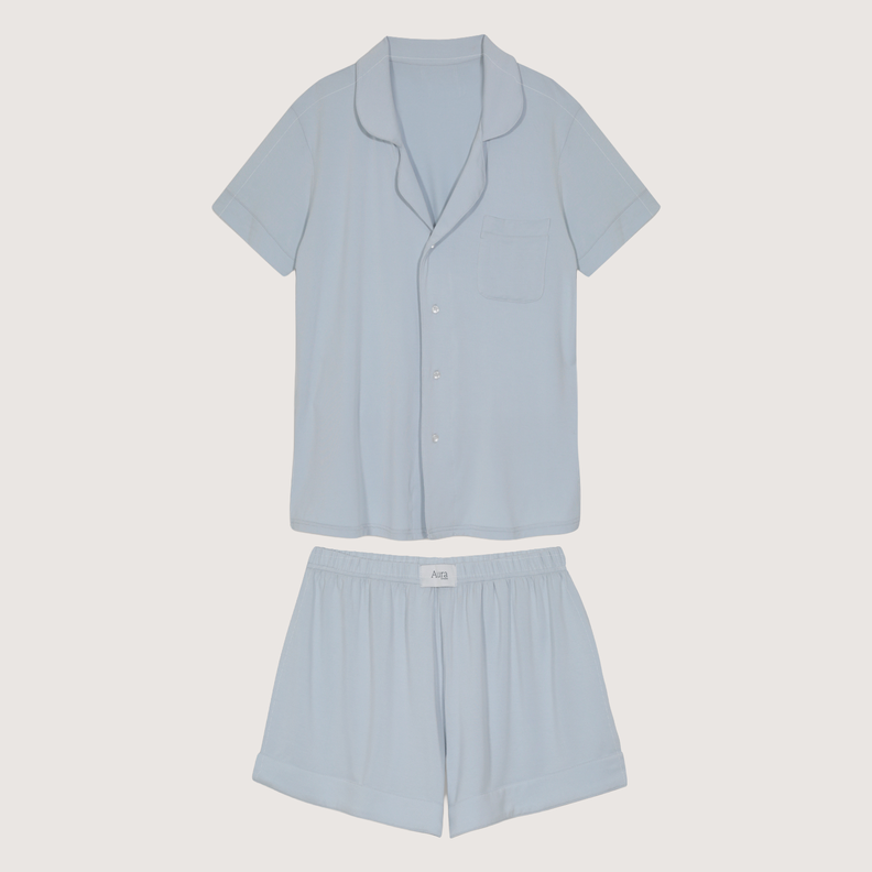 Set Pijama Corto Mujer 100% Bambu Ultrasuave