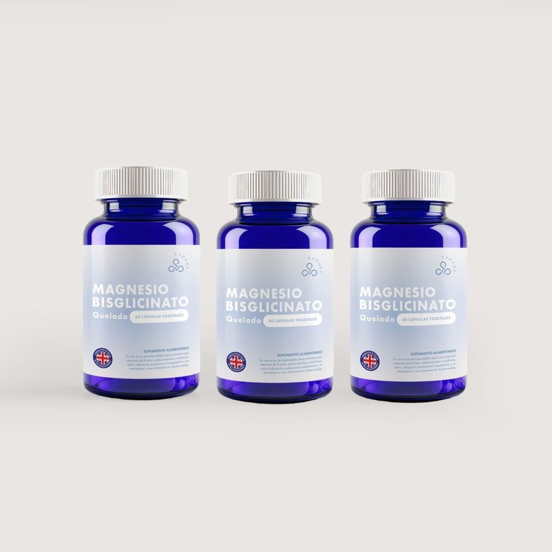 Pack x3 Magnesio Bisglicinato Quelado Sleep Plein