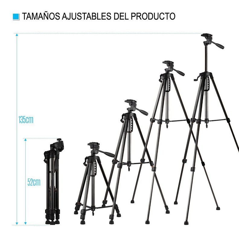 Tripode Camara Profesional Tripode Universal Tripode Celular-2