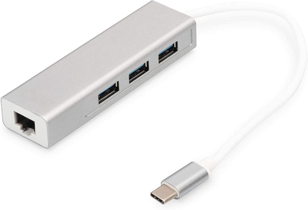 Adaptador Hub 3 Puertos Usb Type C Ethernet Rj45 3 Usb A 3.0-2