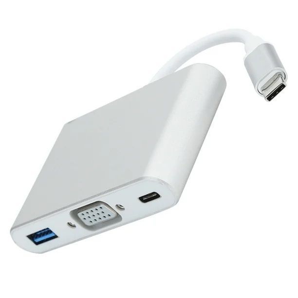 Adaptador Hub Tipo C Usb C A Vga 4k Usb 3.1 Tipo C Notebook-0