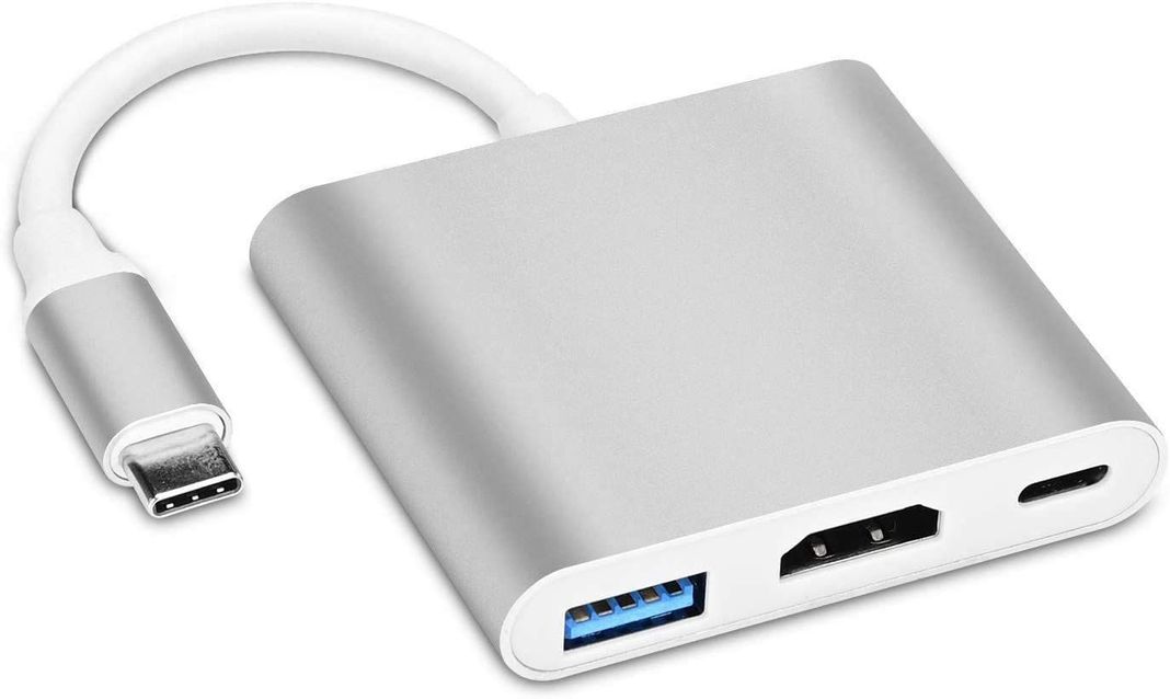 Adaptador Hub Tipo C Usb C A Hdmi 4k Usb 3.0 Tipo C Notebook-0