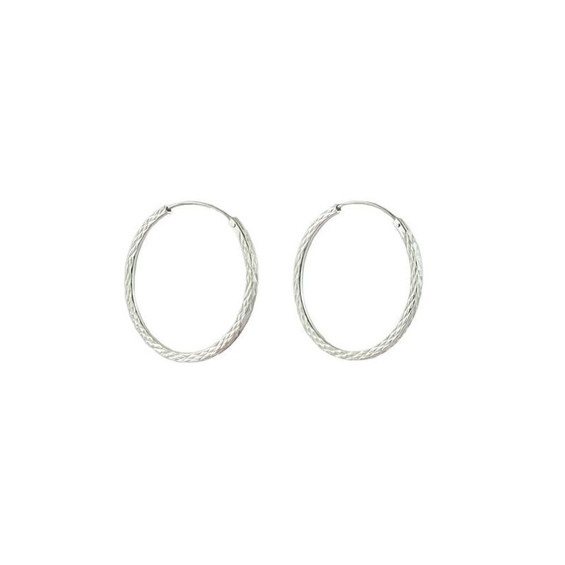 Argollas geometricas plata Grimaldi