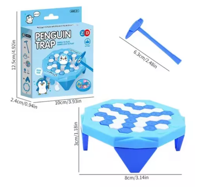 Juego De Mesa Save The Penguin Trap Mini Salva Al Pingüino-5