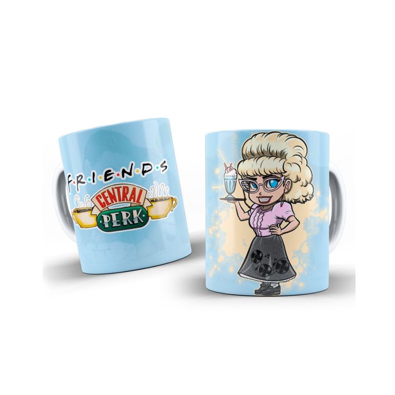 Taza 11 onzas Ilustración friends -0