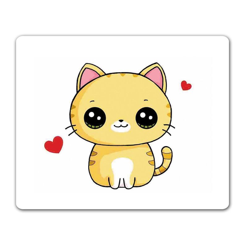 Mouse pad Ilustración Gatito -0