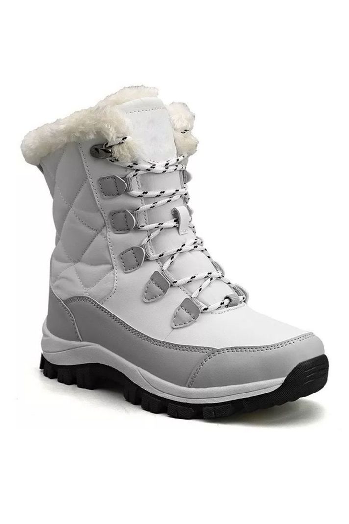 Botín Térmico Impermeable Forrado Con Chiporro Mujer - Nieve-0