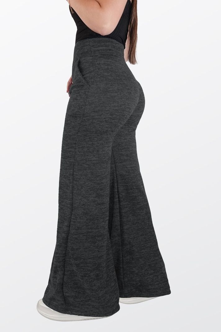 Pantalón Palazzo Elasticados Pretina Ancha Tiro Alto Wide Leg-6