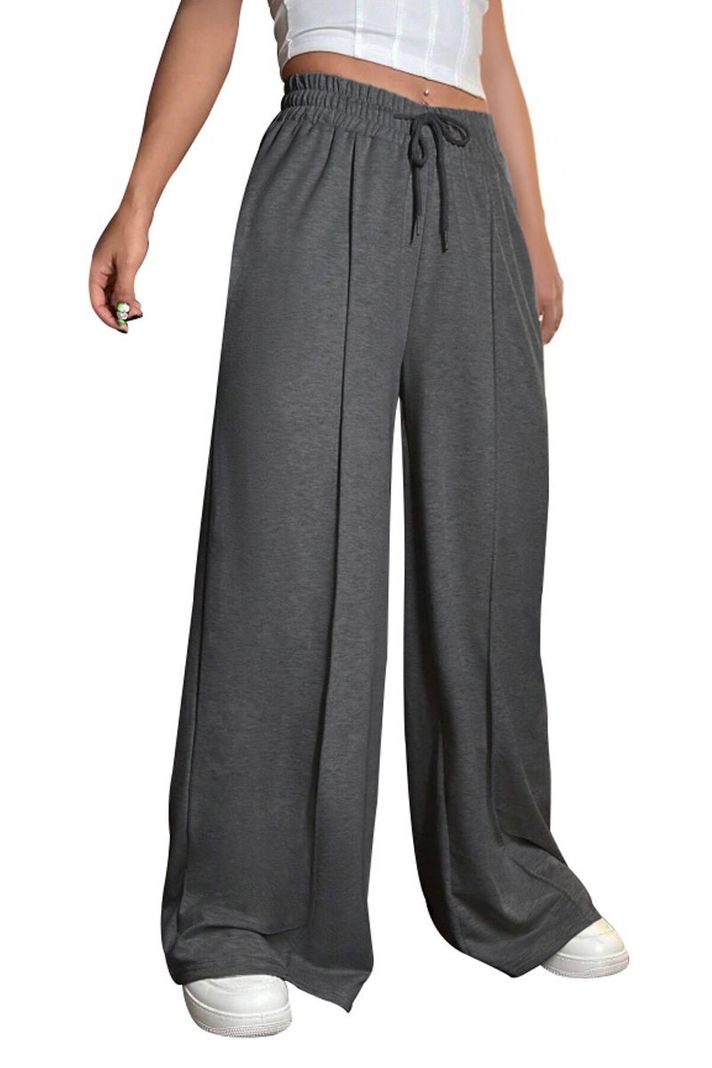 Pantalón Buzo Algodón Palazzo Oversize Elasticados - Wide Leg-3
