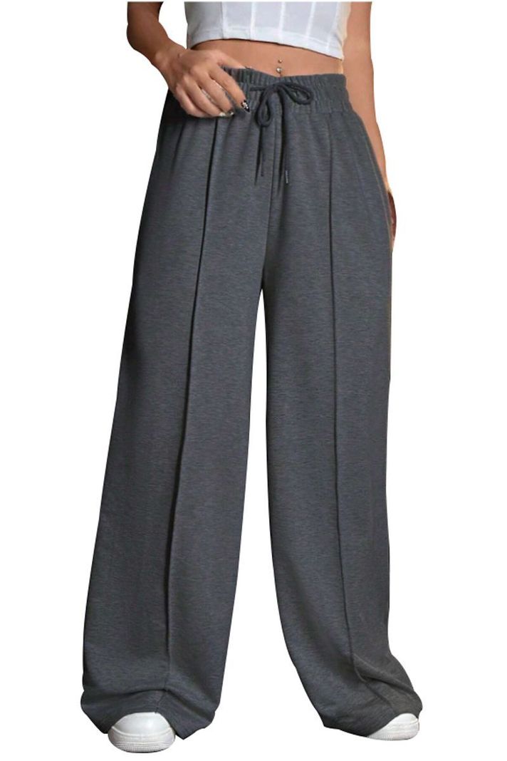 Pantalón Buzo Algodón Palazzo Oversize Elasticados - Wide Leg-4