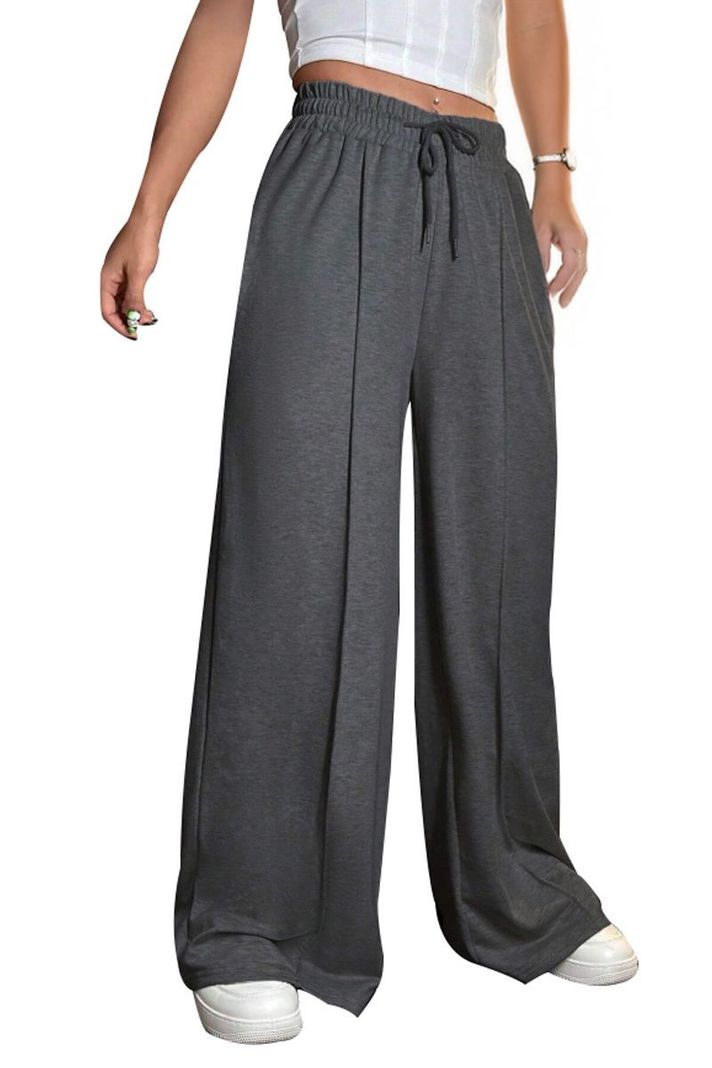 Pantalón Buzo Algodón Palazzo Oversize Elasticados - Wide Leg-6