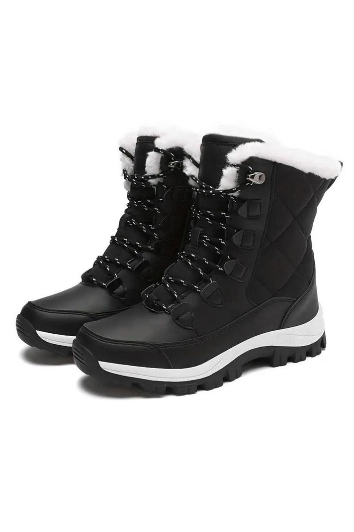 Botines Térmico Impermeable Forrado Con Chiporro Mujer Nieve y Lluvia-2