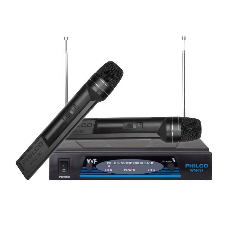 MICROFONOS INALAMBRICOS VHF PHILCO PRO