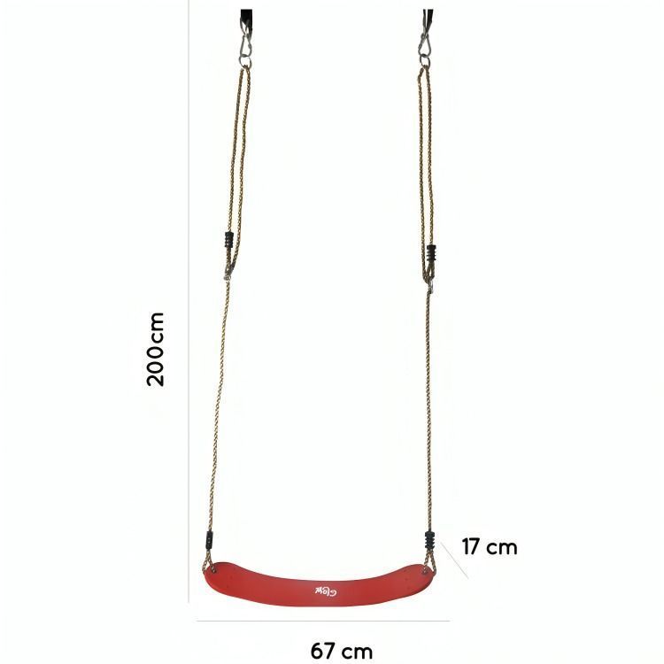 Columpio Goma Eva Glowup Rojo-2