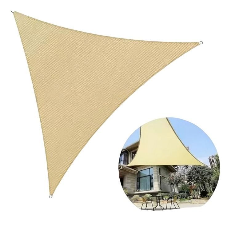Carpa Lona / Vela Malla Sombra Triangular 3.5mx3.5mx3.5m-1