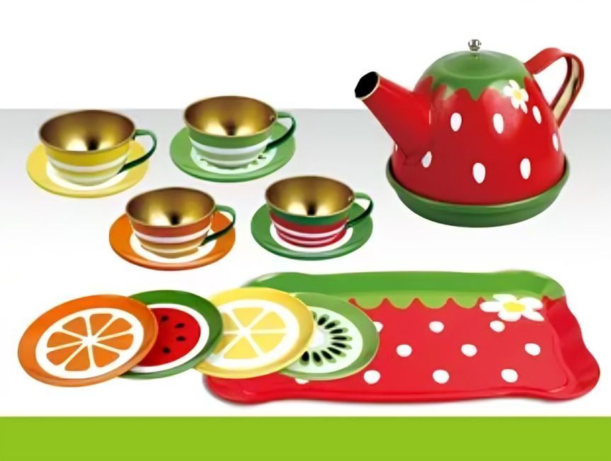 set Tetera fruta metalico infantil-1