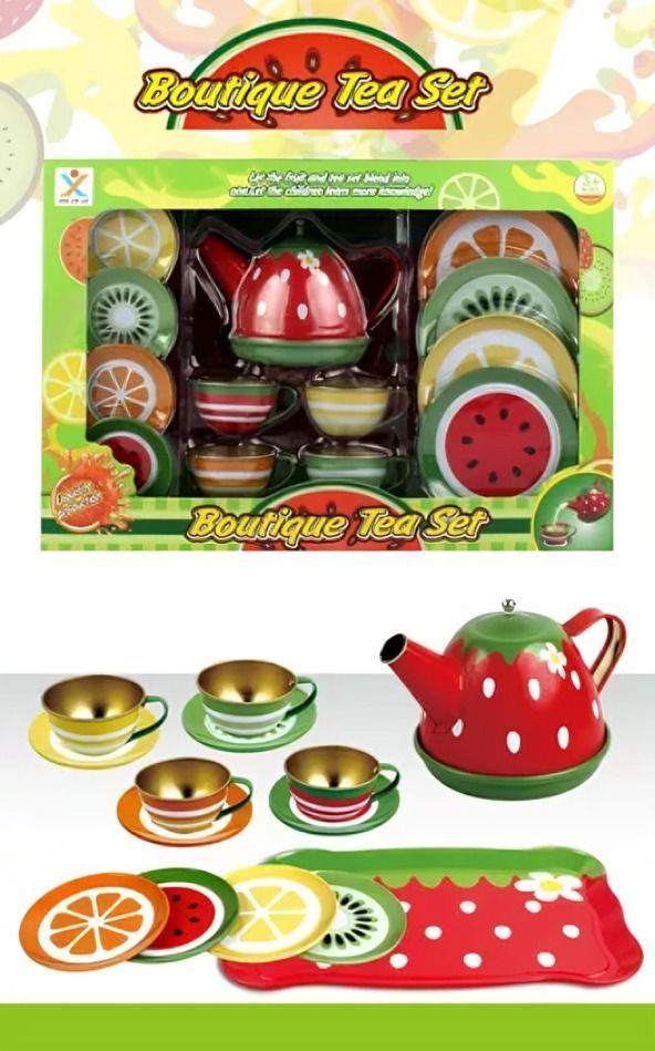 set Tetera fruta metalico infantil-2
