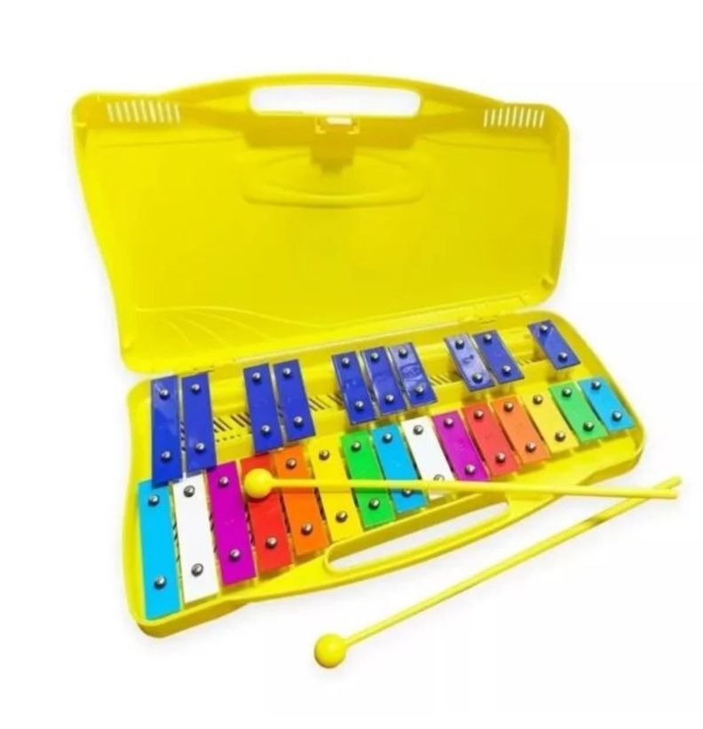 Metalófono 25 Notas Cromático Infantil -0