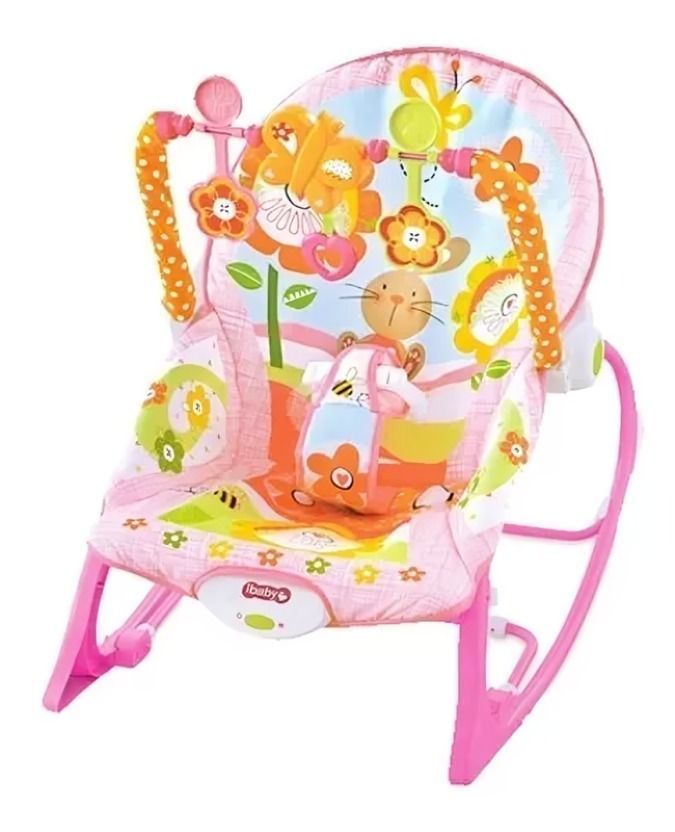 Silla Bebe Con Vibracion  Color  Rosado-0