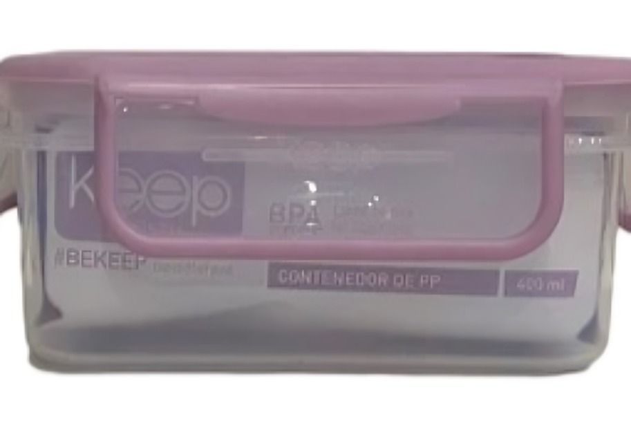 Hermetico Polipropileno 400ml Rectangular KEEP-2