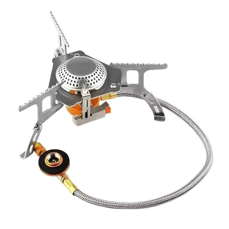 Cocinilla Para Camping Con Manguera A Gas-0